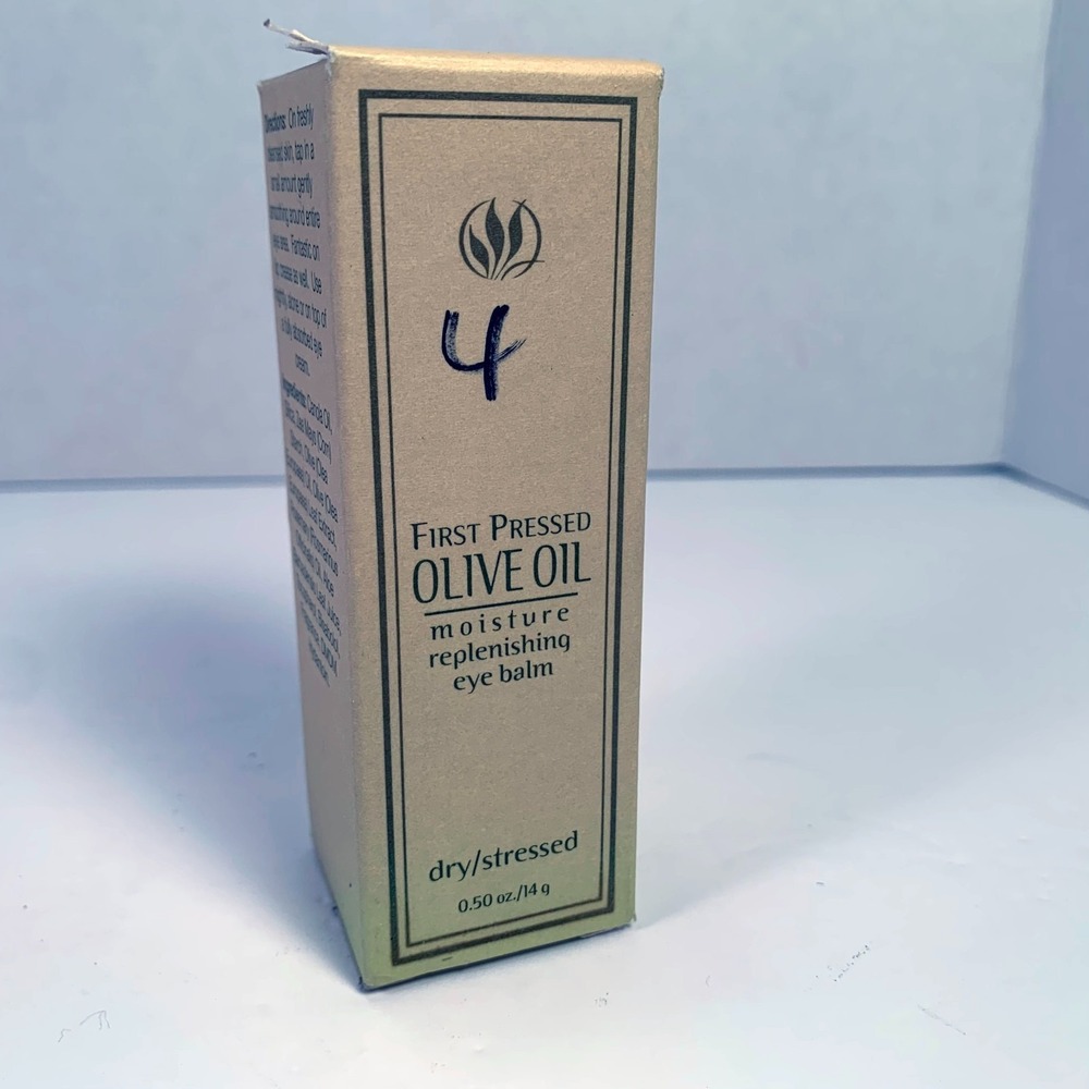 Serious Skin Care First Pressed Olive Oil Replenishing Eye Balm Dry/Stressed NEW